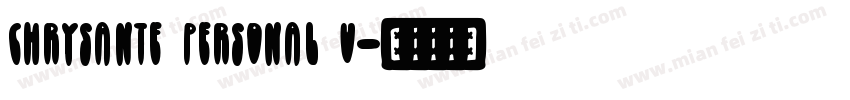 Chrysante PERSONAL U字体转换